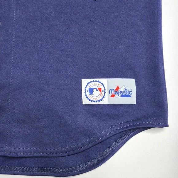 Vintage Majestic Milwaukee Brewers Robin Yount Blue GreenJersey USA Size Large